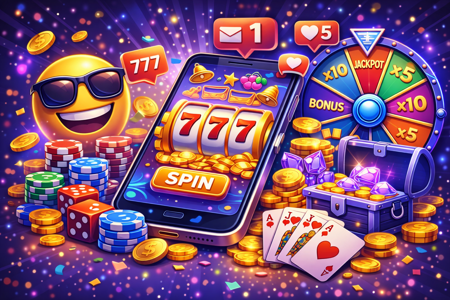 Casino game environment